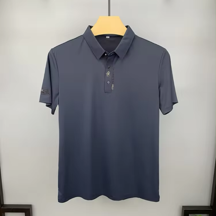 Nahtloses 'Luxe' Poloshirt