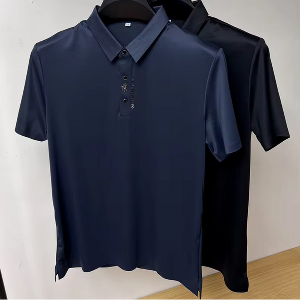 Nahtloses 'Luxe' Poloshirt